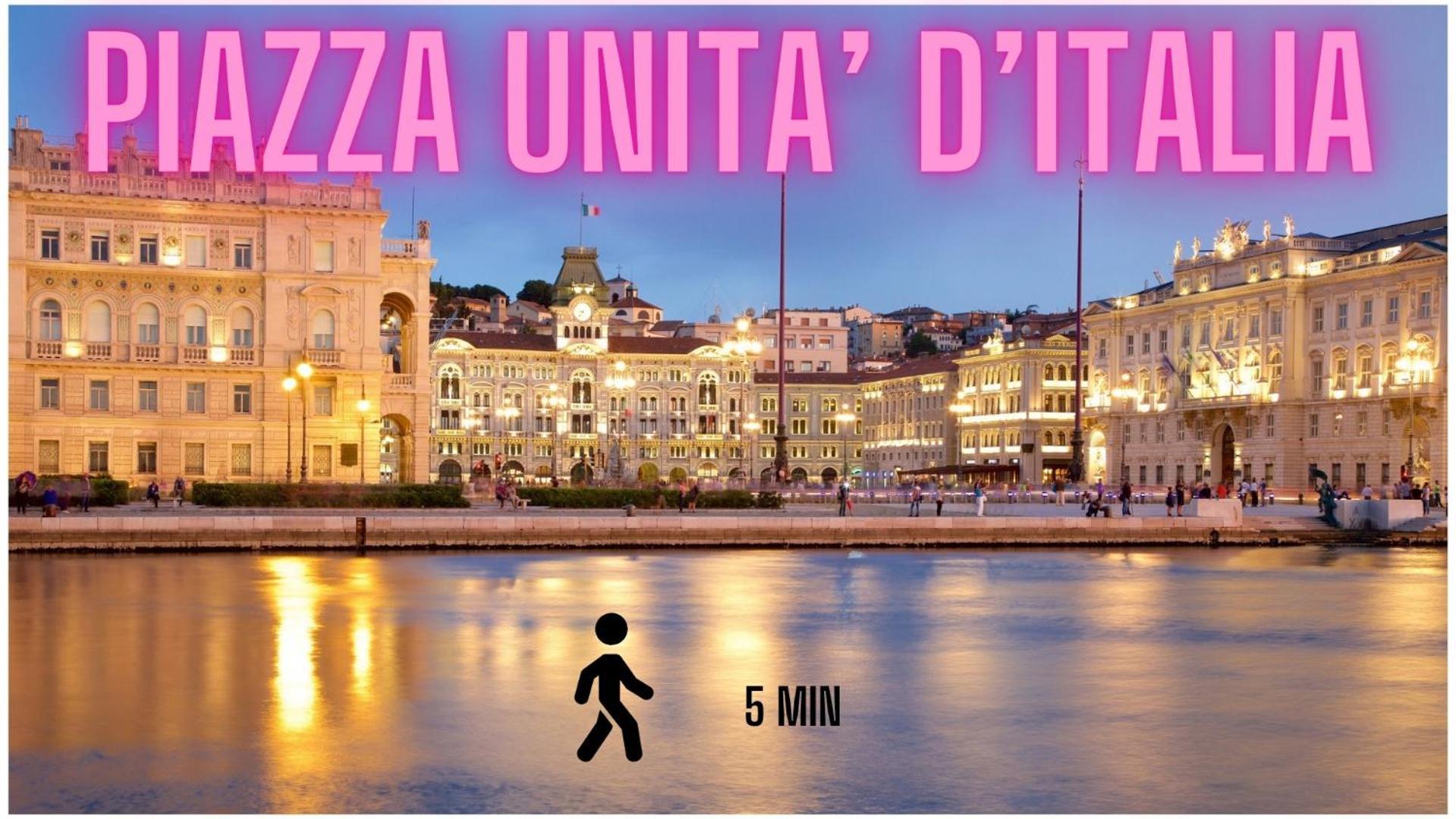 Piazza Unita D'Italia - Jr Suite Con Ac - Wi Fi - Park Convenzionato Триест Екстериор снимка